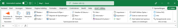 NL: ASAP Utilities in Excel